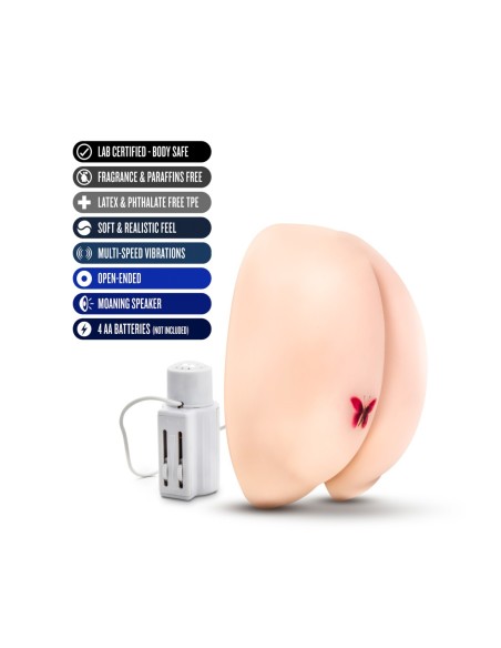 X5 TRASERO VIBRADOR ÉXTASIS BEIGE