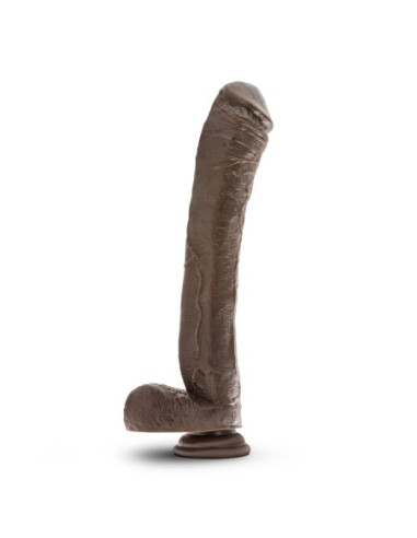 DR. PIEL SR. ED DILDO 13 PULGADAS CON BOLAS DE CHOCOLATE