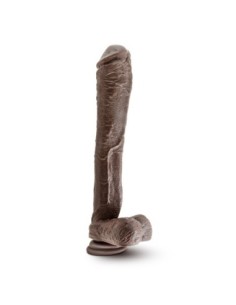 DR. PIEL SR. ED DILDO 13 PULGADAS CON BOLAS DE CHOCOLATE 2