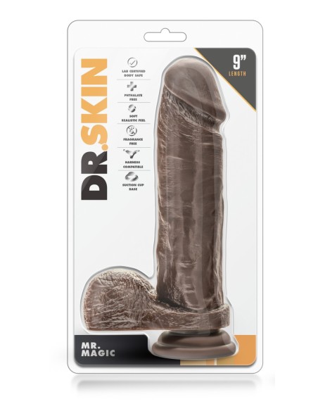 DR. PIEL SR. CONSOLADOR MÁGICO DE 9 PULGADAS DE CHOCOLATE