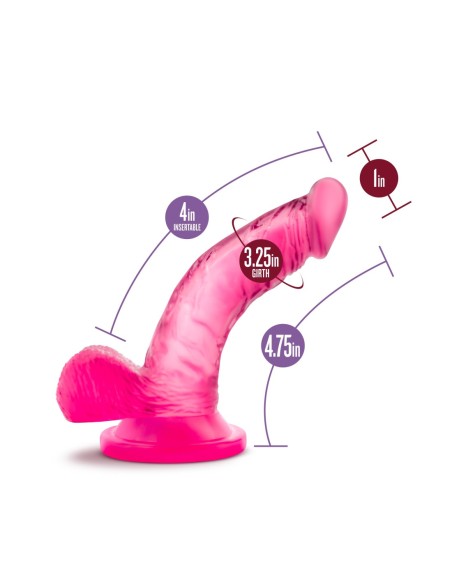 NATURALMENTE TUYO MINI POLLA DE 4 PULGADAS ROSA