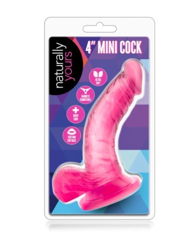 NATURALMENTE TUYO MINI POLLA DE 4 PULGADAS ROSA