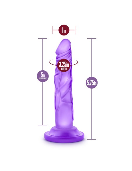 NATURALMENTE TUYO MINI DE 5 PULGADAS PÚRPURA
