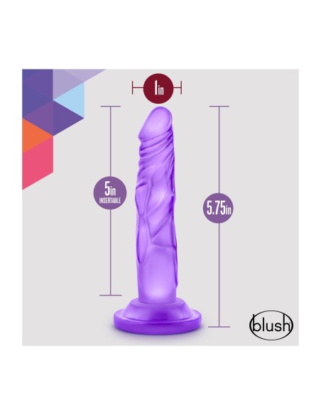 NATURALMENTE TUYO MINI DE 5 PULGADAS PÚRPURA