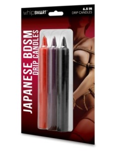 WHIPSMART VELAS JAPONESAS GOTEO BONDAGE 6.5 PULGADAS 3...