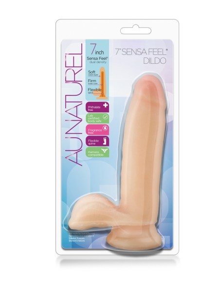 AU NATUREL 7INCH SENSA FEEL DILDO BEIG
