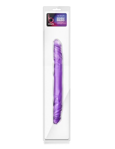 B YOURS 14INCH DOBLE DILDO MORADO