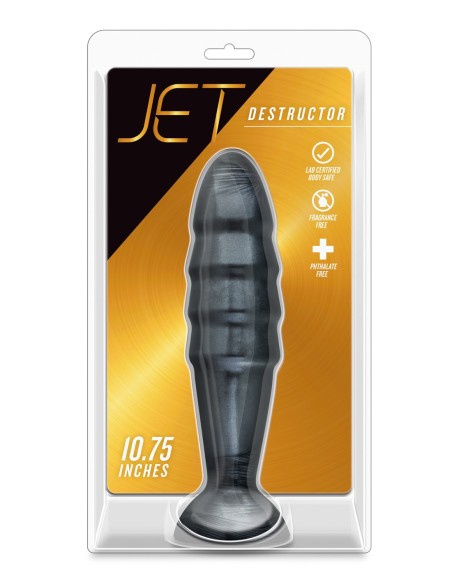 JET DESTRUCTOR CARBONO NEGRO METALIZADO