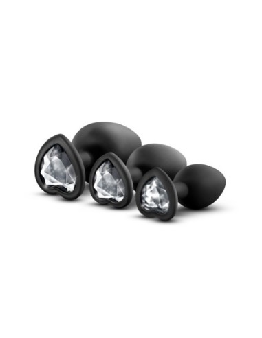 KIT DE ENTRENAMIENTO LUXE BLING PLUGS GEMAS BLANCAS