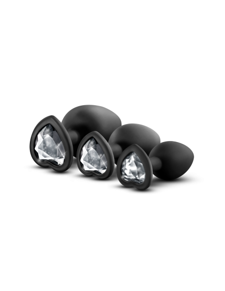 KIT DE ENTRENAMIENTO LUXE BLING PLUGS GEMAS BLANCAS