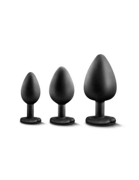 KIT DE ENTRENAMIENTO LUXE BLING PLUGS GEMAS BLANCAS