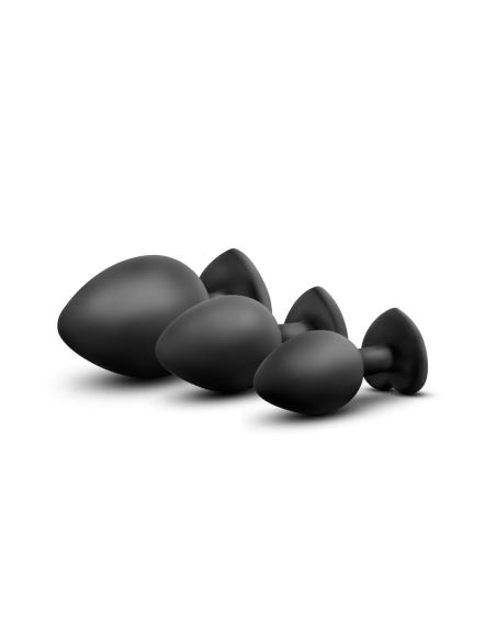 KIT DE ENTRENAMIENTO LUXE BLING PLUGS GEMAS BLANCAS