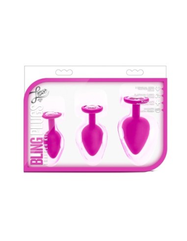 KIT DE ENTRENAMIENTO LUXE BLING PLUGS ROSA