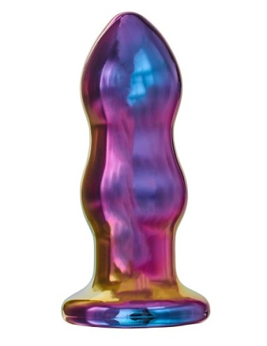 ENCHUFE CURVO VIBRADOR REMOTO GLAMOUR GLASS