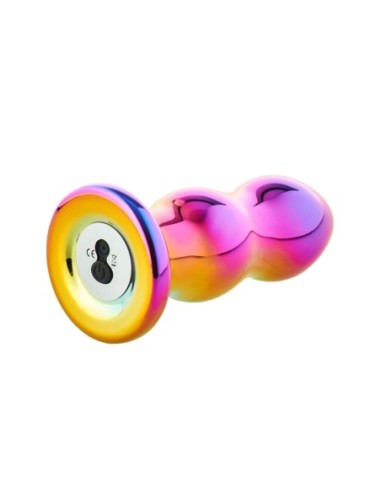 ENCHUFE CURVO VIBRADOR REMOTO GLAMOUR GLASS