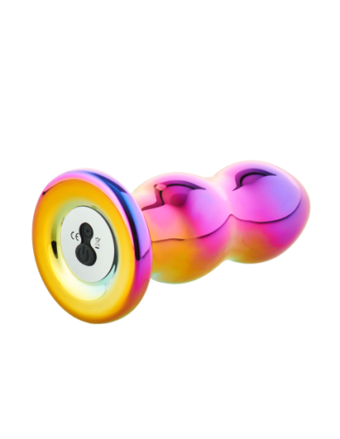 ENCHUFE CURVO VIBRADOR REMOTO GLAMOUR GLASS