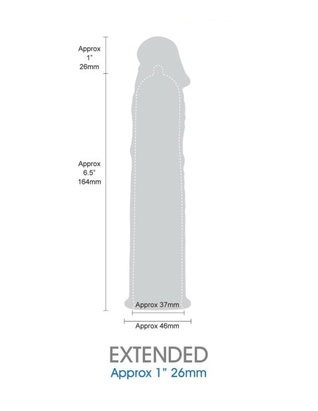 MANGA EXTENSORA DE LONGITUD 7.5 PULGADAS NEGRA