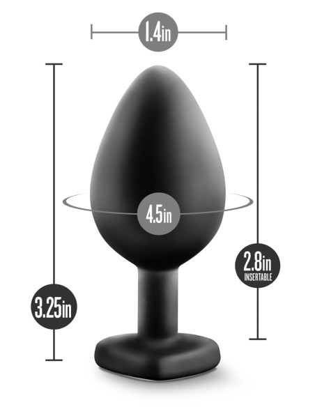 PLUG TEMPTASIA BLING MEDIANO NEGRO