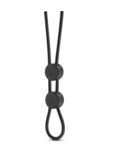 ANILLO PARA EL PENE STAY HARD DOBLE LOOP NEGRO 2