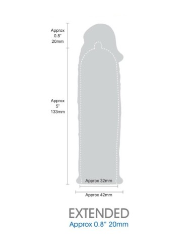 MANGA EXTENSORA DE LONGITUD 6 PULGADAS NEGRA