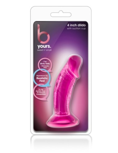 B YOURS SWEET N SMALL DILDO 4INCH ROSA