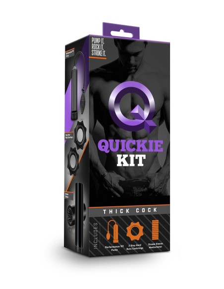 KIT QUICKIE POLLA GRUESA NEGRO