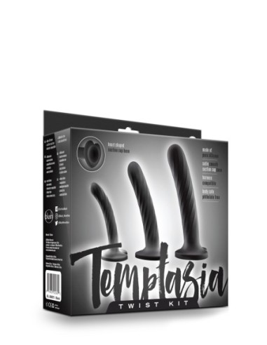 TEMPTASIA TWIST KIT JUEGO DE TRES NEGRO
