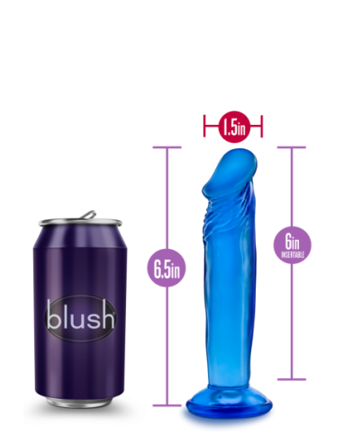 B YOURS SWEET N SMALL DILDO 6INCH AZUL