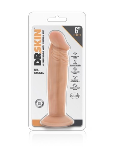 DR. SKIN DR PEQUEÑO 6INCH DILDO VAINILLA