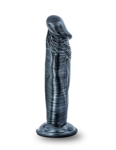 JET EBONY 6INCH DILDO EBONY METALIZADO