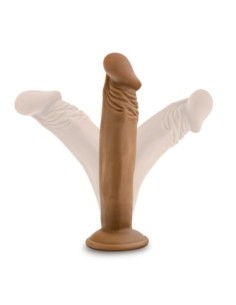 DR. PIEL DR. DILDO PEQUEÑO DE 6 PULGADAS MOCHA 2