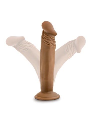 DR. PIEL DR. DILDO PEQUEÑO DE 6 PULGADAS MOCHA