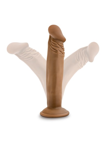 DR. PIEL DR. DILDO PEQUEÑO DE 6 PULGADAS MOCHA