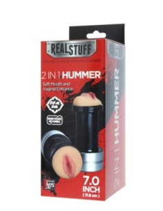 REALSTUFF 2 EN 1 HUMMER - BOCA Y VAGINA 2