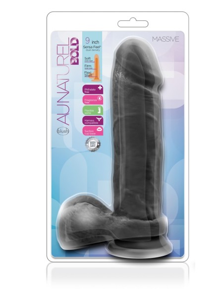 AU NATUREL DILDO MASIVO DE 9 PULGADAS