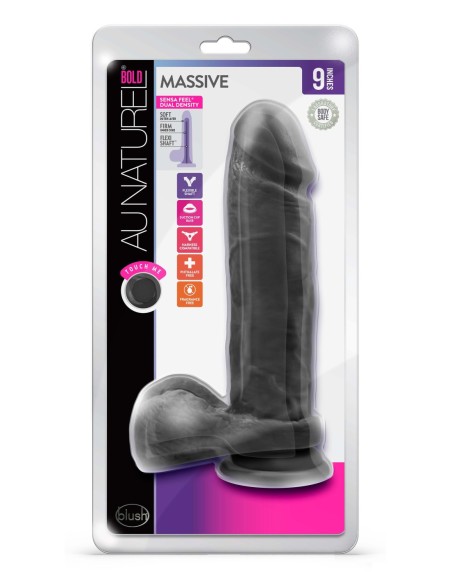 AU NATUREL DILDO MASIVO DE 9 PULGADAS