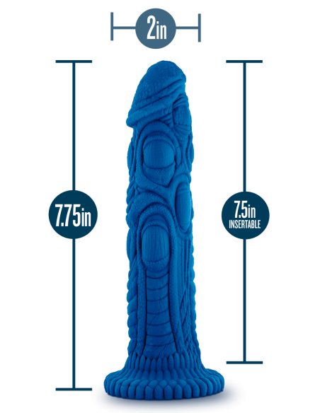 THE REALM DRAKEN LOCK EN DILDO AZUL