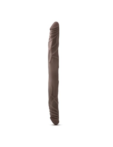 DR SKIN 14INCH DOBLE DILDO CHOCOLATE