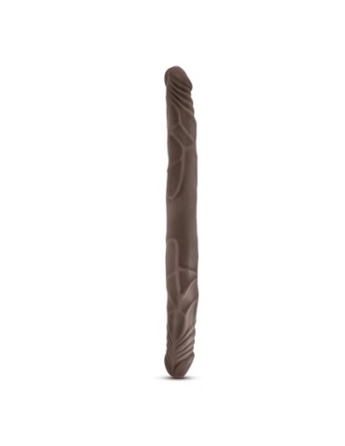 DR SKIN 14INCH DOBLE DILDO CHOCOLATE