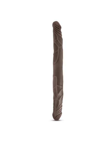 DR SKIN 14INCH DOBLE DILDO CHOCOLATE