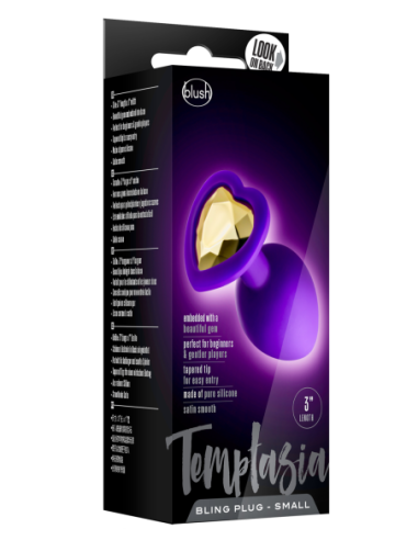 PLUG TEMPTASIA BLING PEQUEÑO MORADO