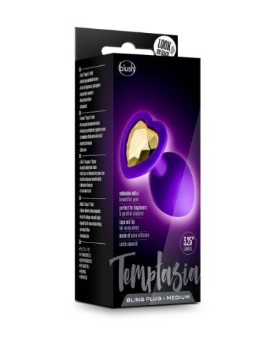 PLUG TEMPTASIA BLING MEDIANO MORADO