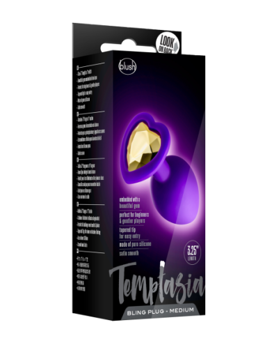 PLUG TEMPTASIA BLING MEDIANO MORADO