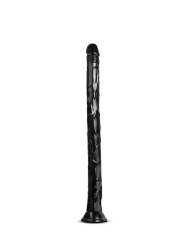 JET BLACK MAMBA 19INCH LARGO DILDO NEGRO