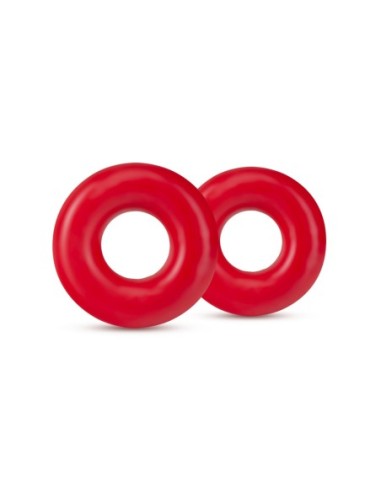 ANILLOS STAY HARD DONUT OVERSIZE ROJO