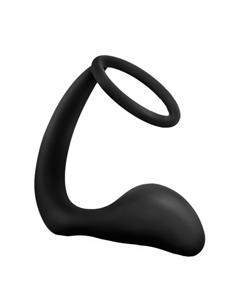 ANAL ADVENTURES PLATINUM ANILLO PARA EL PENE PLUG NEGRO