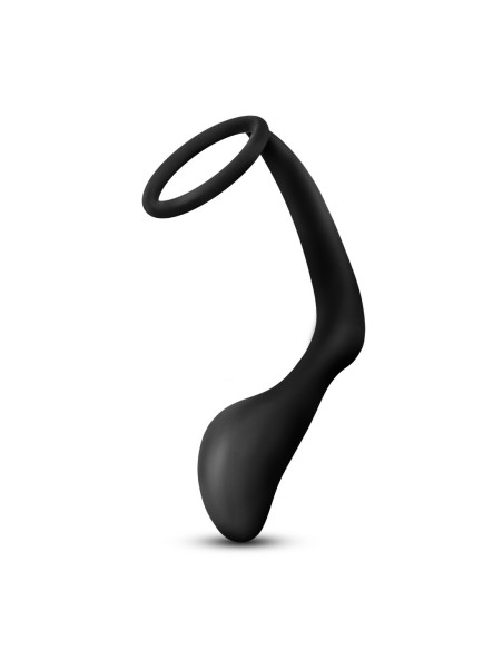 ANAL ADVENTURES PLATINUM ANILLO PARA EL PENE PLUG NEGRO