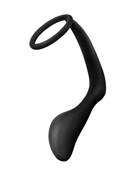 ANAL ADVENTURES PLATINUM ANILLO PARA EL PENE PLUG NEGRO