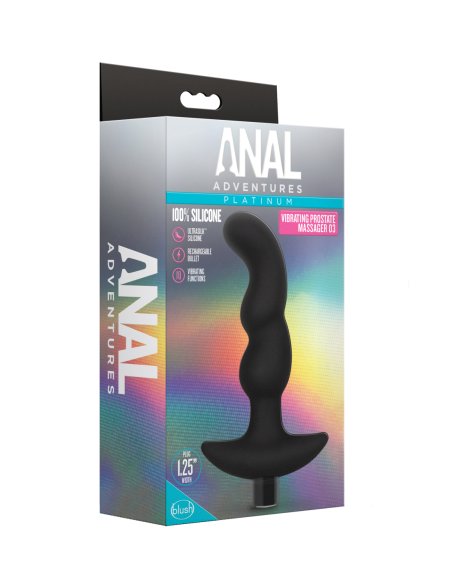 ANAL ADVENTURES MASAJEADOR DE PRÓSTATA PLATINO 03