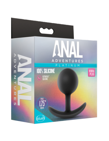 ANAL ADVENTURES PLUG VIBRA PLATINO